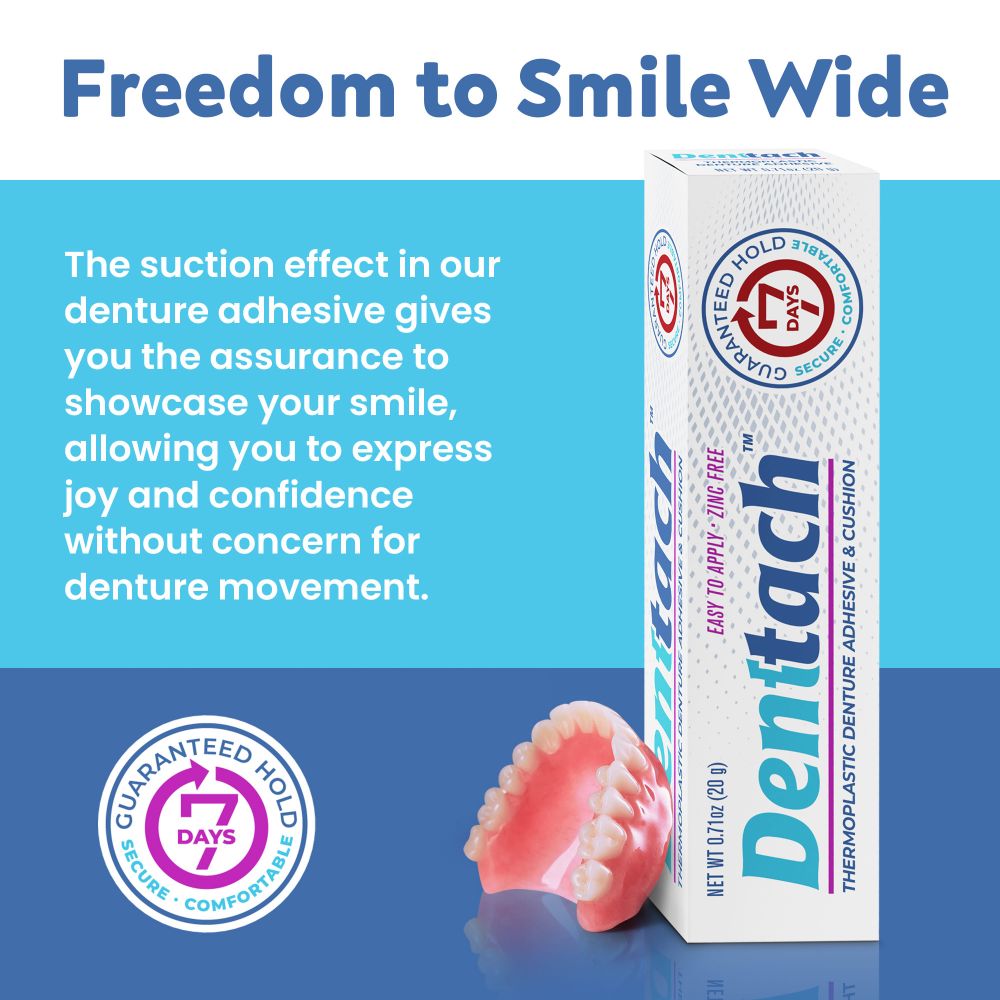 Denttach Thermoplastic Denture Adhesive and Cushion 20g